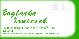 boglarka konicsek business card